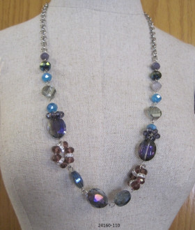 Crystal Rock Long Necklace