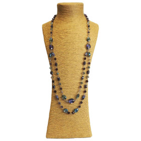 Crystal Rock Long Necklace