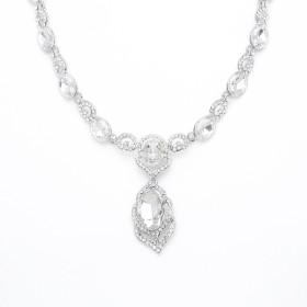 Victorian Filigree Clear Necklace