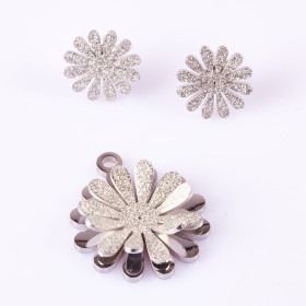 Stainless Steel Small Daisy Flower Set