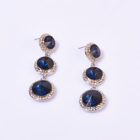 Crystal Link Earrings