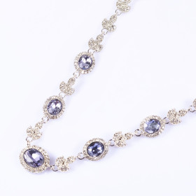 Crystal Oval Necklace