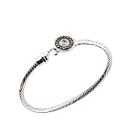 Delicate Designer Inspiration Pave Disc