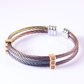 Wire Cable with Stainless Steel Cuff
