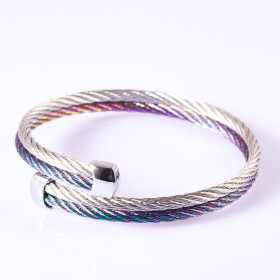 Wire Cable with Stainless Steel Bracelet