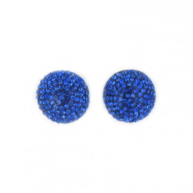 Timeless Crystal Half Dome Studs Earrings