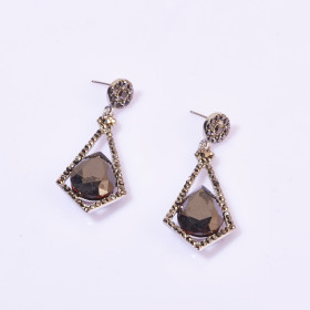 Arrowhead Teardrop Crystal Earrings