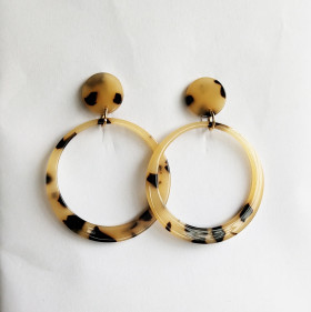 Round Earring on Gold Plating