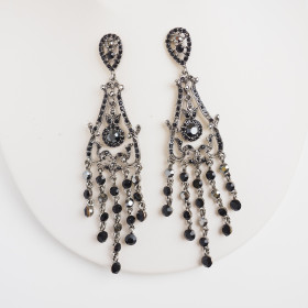 Long Chandelier Aurora Earrings